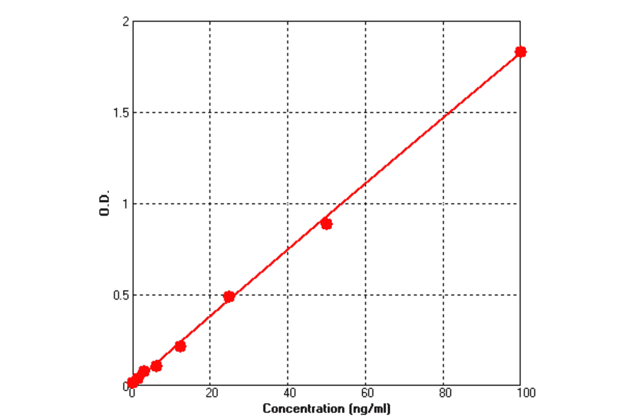 Standard Curve - Human Adiponectin ELISA Kit (BEK1005) - Antibodies.com