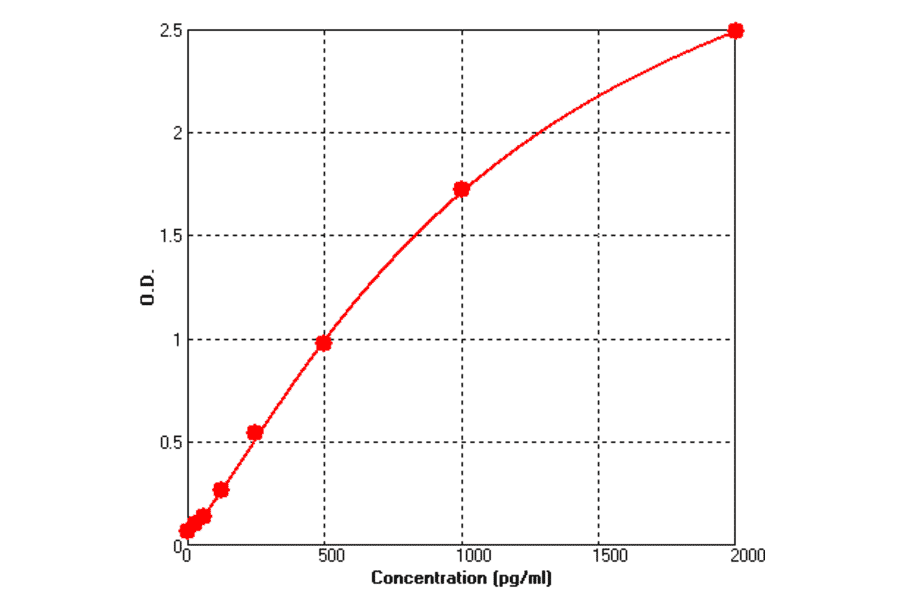 Standard Curve - Rat BDNF ELISA Kit (BEK1013) - Antibodies.com