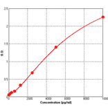 Standard Curve - Human PECAM1 ELISA Kit (BEK1026) - Antibodies.com