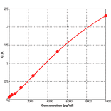 Standard Curve - Mouse E Cadherin ELISA Kit (BEK1042) - Antibodies.com