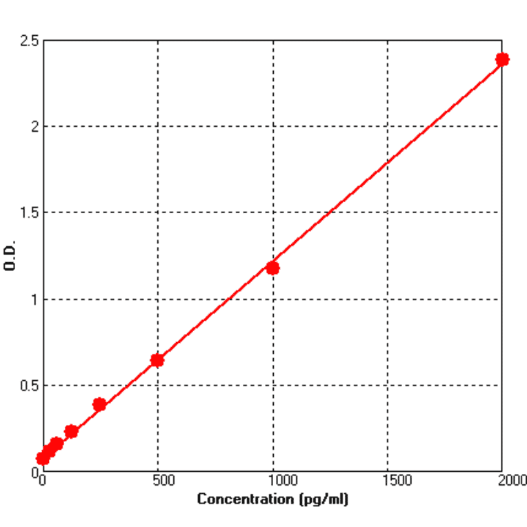 Standard Curve - Rat ICAM1 ELISA Kit (BEK1079) - Antibodies.com