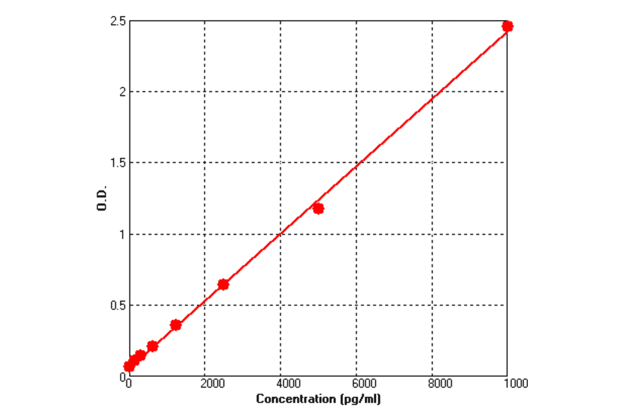 Standard Curve - Rat Laminin ELISA Kit (BEK1135) - Antibodies.com