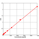 Standard Curve - Human NGAL ELISA Kit (BEK1166) - Antibodies.com