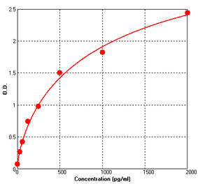 Standard Curve - Human proBNP ELISA Kit (BEK1178) - Antibodies.com