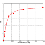 Standard Curve - Human TIMP1 ELISA Kit (BEK1208) - Antibodies.com