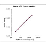 Standard Curve - Human Angiotensinogen ELISA Kit (EK1202) - Antibodies.com