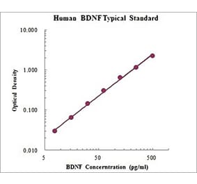 Standard Curve - Human BDNF ELISA Kit (EK1127) - Antibodies.com