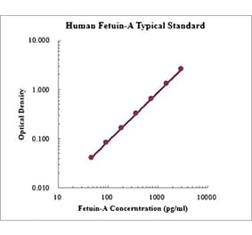 Standard Curve - Human Fetuin A ELISA Kit (EK1174) - Antibodies.com