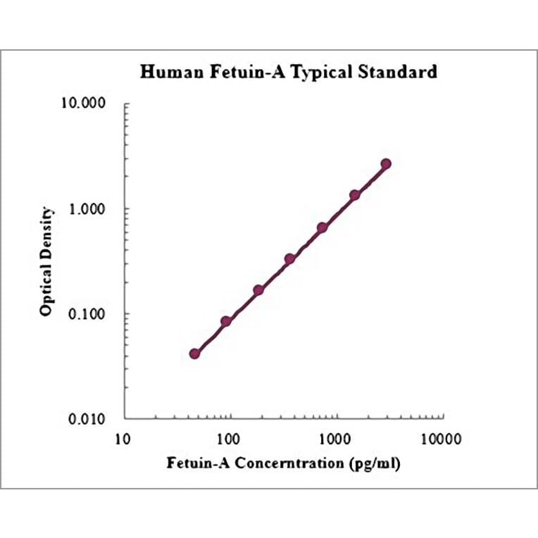 Standard Curve - Human Fetuin A ELISA Kit (EK1174) - Antibodies.com