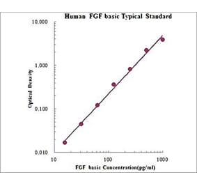 Standard Curve - Human FGF basic ELISA Kit (EK1F03) - Antibodies.com