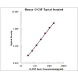 Standard Curve - Human G-CSF ELISA Kit (EK169) - Antibodies.com