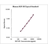 Standard Curve - Human IGF1R ELISA Kit (EK1178) - Antibodies.com