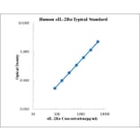 Standard Curve - Human IL2 Receptor alpha ELISA Kit (EK191) - Antibodies.com