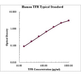 Standard Curve - Human Transferrin Receptor ELISA Kit (EK1146) - Antibodies.com