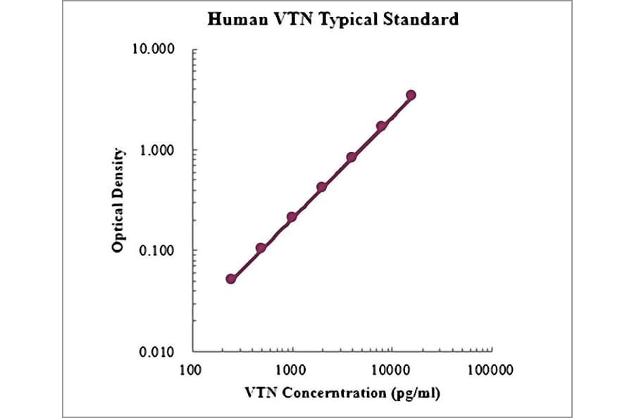 Standard Curve - Human Vitronectin ELISA Kit (EK1199) - Antibodies.com
