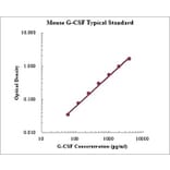 Standard Curve - Mouse G-CSF ELISA Kit (EK269) - Antibodies.com