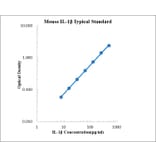 Standard Curve - Mouse IL-1 beta ELISA Kit (EK201B) - Antibodies.com