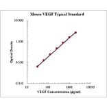 Standard Curve - Mouse Vascular Endothelial Growth Factor ELISA Kit (EK283) - Antibodies.com
