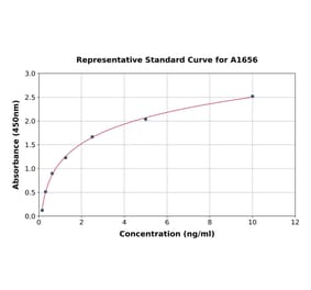 Standard Curve - Rat BDNF ELISA Kit (A1656) - Antibodies.com