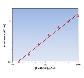 Standard Curve - Rat IP-10 ELISA Kit (OK-0209) - Antibodies.com