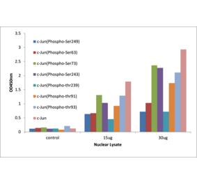 Validation Data - c-Jun (phospho Ser249) ELISA Kit (TFE-7005) - Antibodies.com