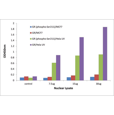 Validation Data - GR (phospho Ser211) ELISA Kit (TFE-7081) - Antibodies.com