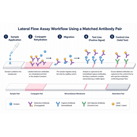 LFA Schematic - Anti-Zika Virus NS1 Matched Antibody Pair - Antibodies.com