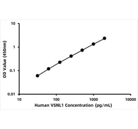 Standard Curve - Human VILIP1 ELISA Kit (A120588) - Antibodies.com