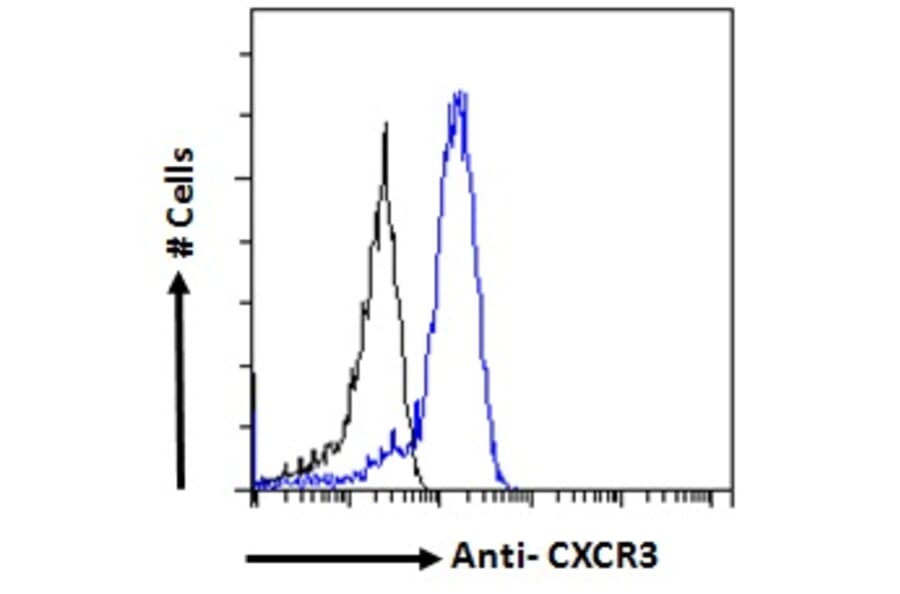 Flow Cytometry - Anti-CXCR3 Antibody (A121162) - Antibodies.com