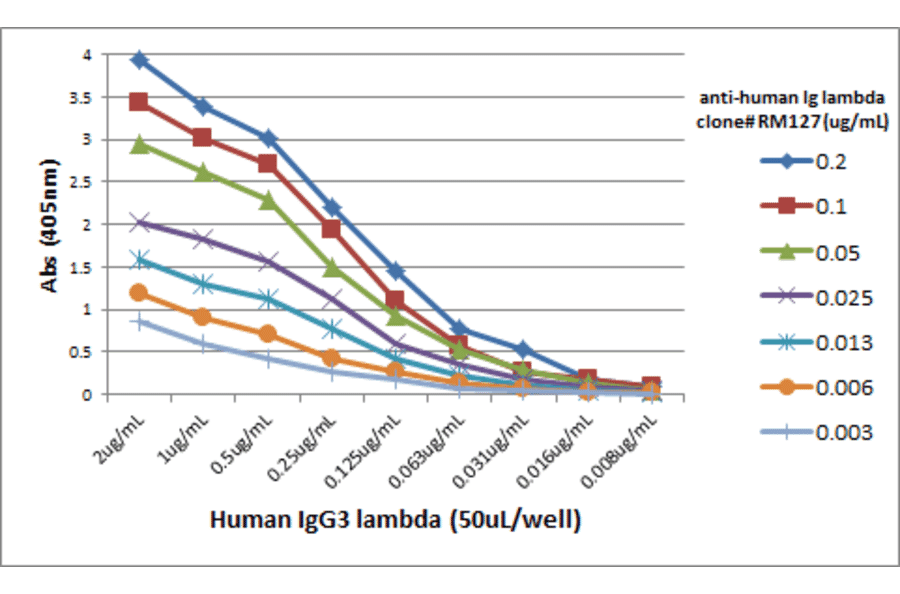 ELISA - Anti-Lambda Light Chain Antibody [RM127] (A121253) - Antibodies.com