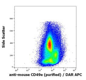 Flow Cytometry - Anti-Integrin alpha 5 Antibody [5H10-27 (MFR5)] - BSA and Azide free (A121766)