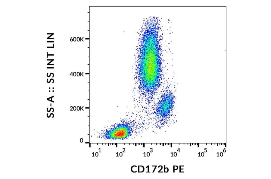 Flow Cytometry - Anti-CD172b Antibody [B4B6] (PE) (A121864) - Antibodies.com