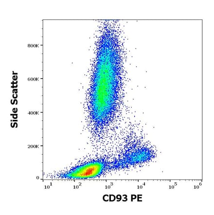 Flow Cytometry - Anti-CD93 Antibody [VIMD2] (PE) (A121876)