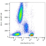 Flow Cytometry - Anti-CD4 Antibody [MEM-241] (PerCP-Cyanine 5.5) (A121950) - Antibodies.com