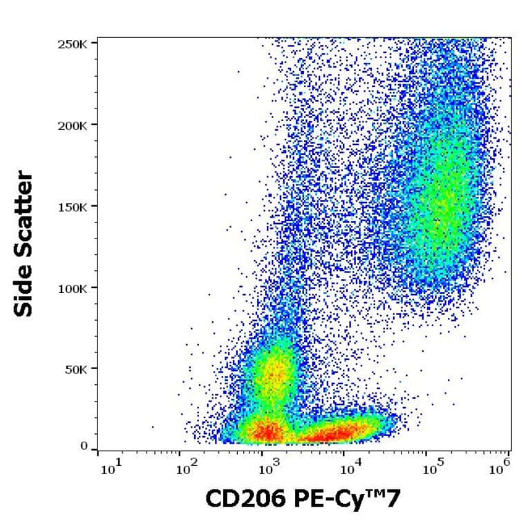 Flow Cytometry - Anti-CD206 Antibody [15-2] (PE-Cyanine 7) (A121994) - Antibodies.com