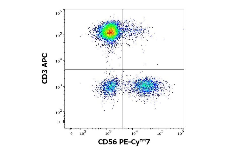 Flow Cytometry - Anti-NCAM1 Antibody [MEM-188] (PE-Cyanine 7) (A122019)