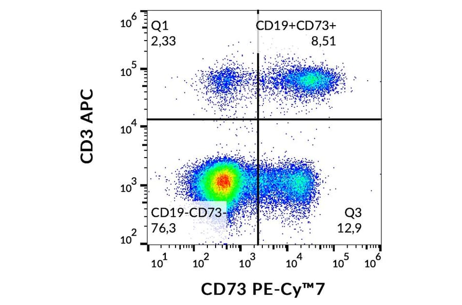 Flow Cytometry - Anti-CD73 Antibody [AD2] (PE-Cyanine 7) (A122024) - Antibodies.com