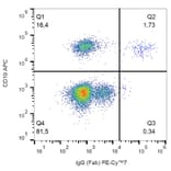 Flow Cytometry - Anti-Human IgG Fab Antibody [4A11] (PE-Cyanine 7) (A122034) - Antibodies.com
