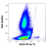 Flow Cytometry - Anti-CD34 Antibody [581] (PE-Cyanine 5) (A122058)