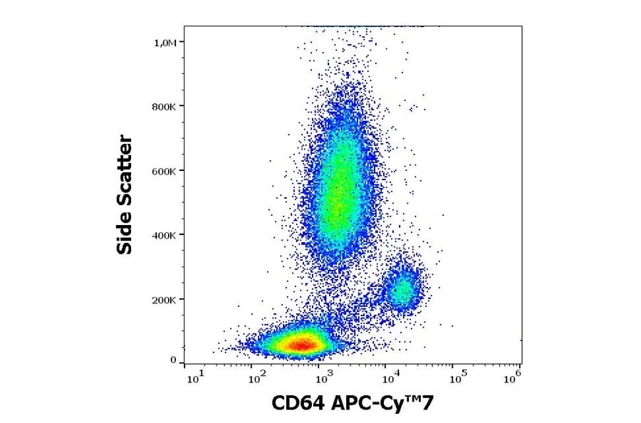 Flow Cytometry - Anti-CD64 Antibody [10.1] (APC-Cyanine 7) (A122104)
