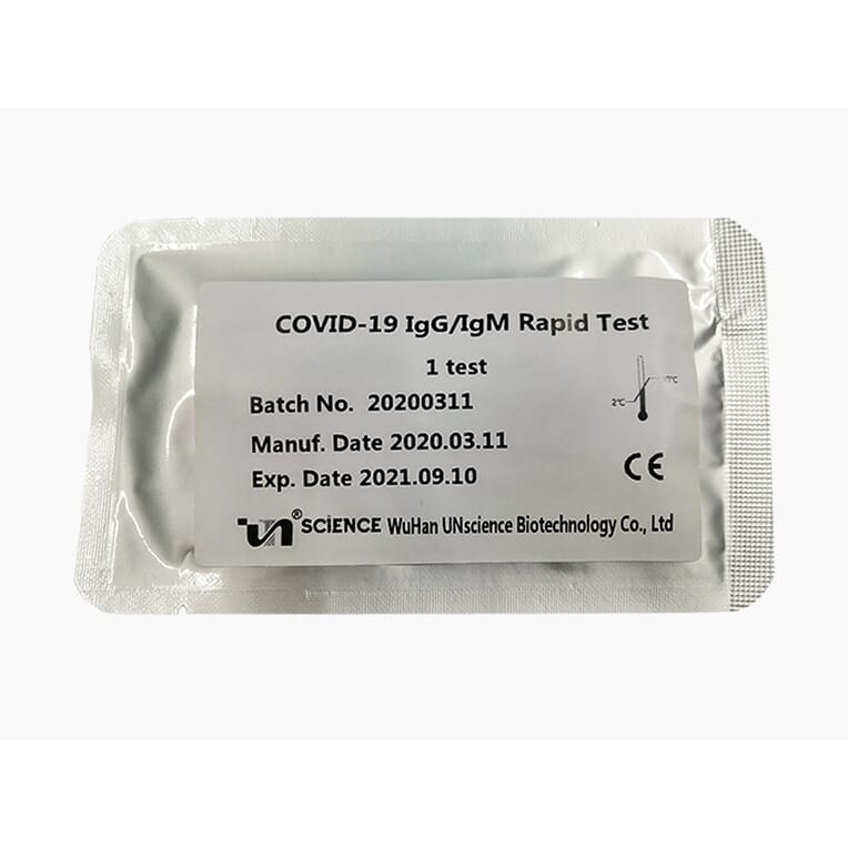 Contract pedal fringe COVID-19 Rapid Test Kit IgG + IgM (Colloidal Gold) (A122152)