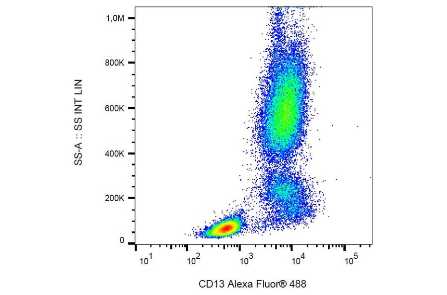 Flow Cytometry - Anti-CD13 Antibody [WM15] (Alexa Fluor® 488) (A18755) - Antibodies.com