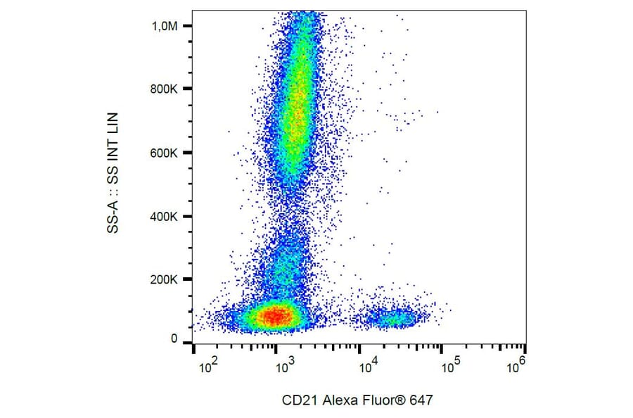 Flow Cytometry - Anti-CD21 Antibody [LT21] (Alexa Fluor® 647) (A18712) - Antibodies.com
