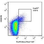 Flow Cytometry - Anti-FOXP3 Antibody [3G3] (Alexa Fluor® 647) (A18745) - Antibodies.com