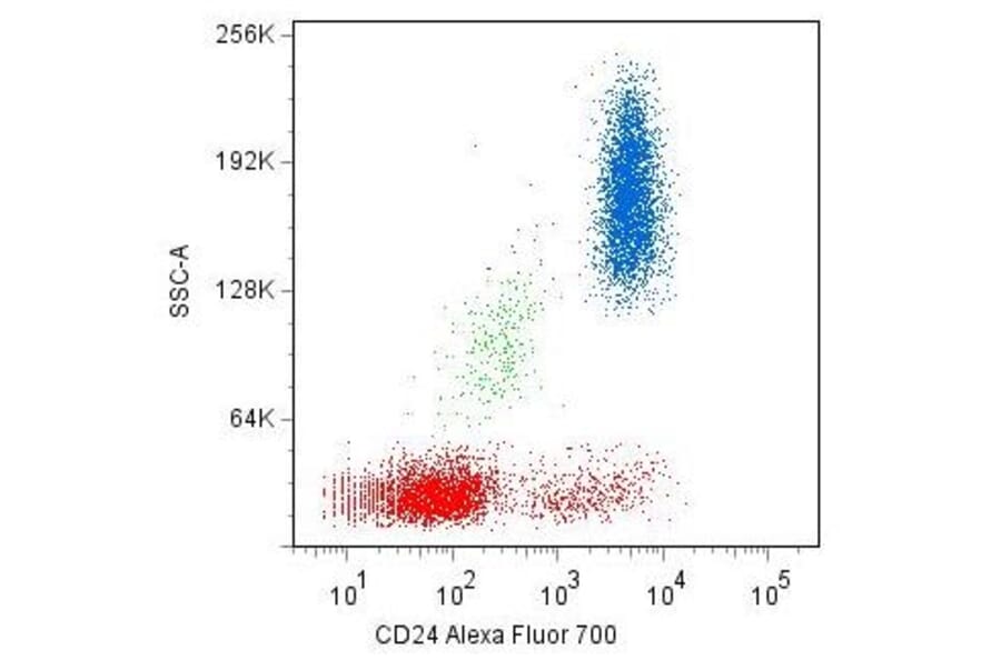 Flow Cytometry - Anti-CD24 Antibody [SN3] (Alexa Fluor® 700) (A18823) - Antibodies.com