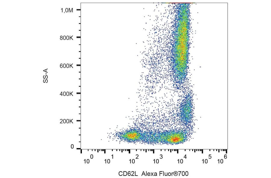 Flow Cytometry - Anti-CD62L Antibody [DREG56] (Alexa Fluor® 700) (A18828) - Antibodies.com