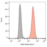 Flow Cytometry - Anti-CD59 Antibody [MEM-43] (Pacific Blue) (A18731) - Antibodies.com