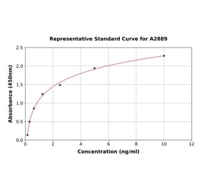 Standard Curve - Human LOX 1 ELISA Kit (A2889) - Antibodies.com