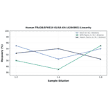 Linearity - Human TRA2B/SFRS10 ELISA Kit (A246903) - Antibodies.com