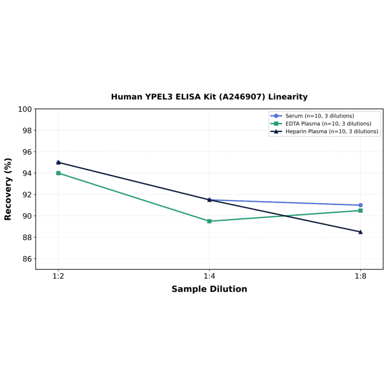 Linearity - Human YPEL3 ELISA Kit (A246907) - Antibodies.com